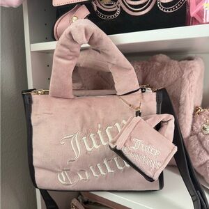 Juicy Couture Blush Pink Tote Bag